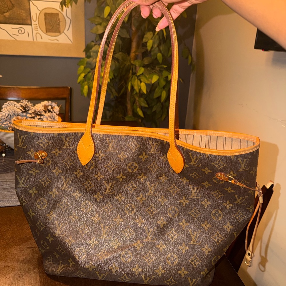 Brown Monogram Tote Bag Neverfull MM - Picture 10 of 16
